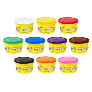 아모스 탱탱 아이 클레이 600g  슬라임 만들기 대용량 아이클레이 점토 공예 재료 촉감놀이 미술 수업