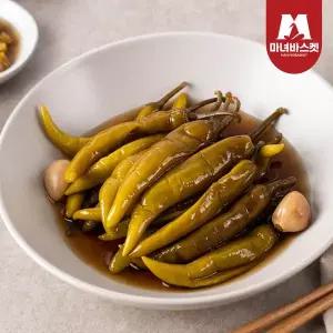 [마녀바스켓]새콤달콤 밥반찬 간장고추 장아찌 1kg