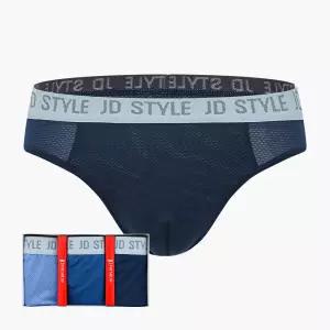 [제임스딘]제임스딘 쿨 메쉬 아웃밴드 남성 삼각 팬티 3매 세트 JHMPV021