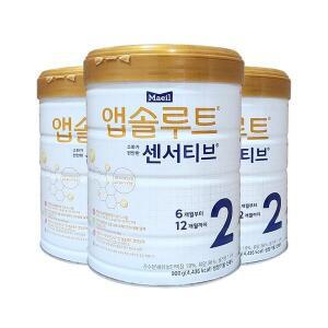 매일유업 앱솔루트 센서티브 2단계 6개월~12개월 900g 3개
