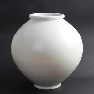 [텐바이텐]수공예 달항아리 무광 5호 40cm 소품 화병 풍수지리