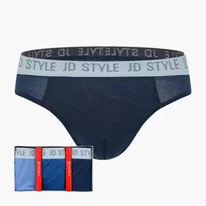 제임스딘 쿨 메쉬 아웃밴드 남성 삼각 팬티 3매 세트 JHMPV021