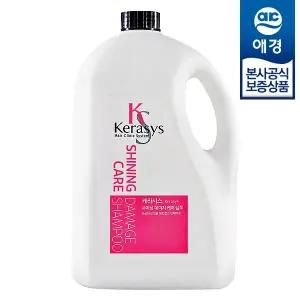 [애경] 케라시스 샤이닝 데미지 샴푸/린스 4L x1개 + 펌프