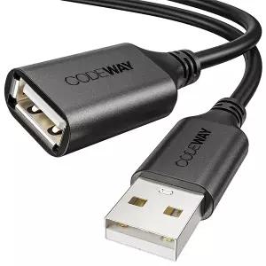 [코드웨이] USB 2.0 연장케이블 0.5m외