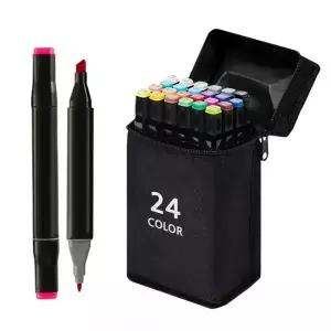 디자인마카 트윈마카 24색 천케이스