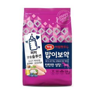 밥이보약 강아지 건식 사료 퍼피 탄탄한 성장 탄탄한성장 3.4kg 1개