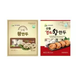 나래식품 산동고기왕만1.4kg, 1개 + 김치왕만두1.4kg, 1개