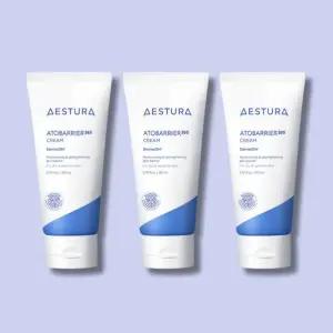 [에스트라] AESUTRA 에스트라 아토베리어 365 크림 80ml 3개 페이스 바디로션 수분 보
