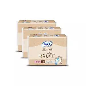 쏘피 바디피트 내몸에순한면 무표백 중형 18P x3