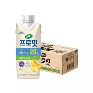 셀렉스 [본사직영] 프로핏 프로틴 드링크 바나나 1박스 (250ML x 18입) 헬스 보충