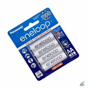 더캔피 파나소닉 에네루프 충전건전지 AA 블랙-3MCCE 4개입 2000mAh 니켈수소충전지 다회용건전지 재사용건