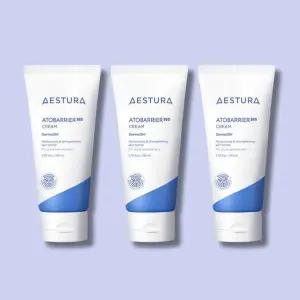 [셀러허브][에스트라] AESUTRA 에스트라 아토베리어 365 크림 80ml 3개 페이스 바디로션 수 (S43900383)