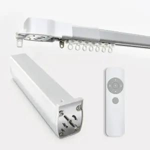 아라크네 전동커튼 자동 IoT 스마트 레일 모터 리모컨 포함 풀패키지 180-300cm