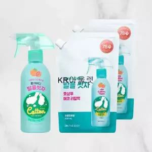 온더바디 코튼풋 발을씻자 풋샴푸 385ml 자몽 1개+리필 500ml 2개
