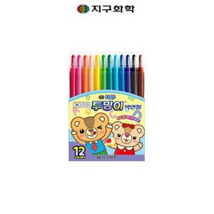 지구화학 투명이 색연필 12색 샤프식