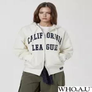 W.A.U Signature Patch Hood Zip-up(IVORY)-WHMZG1111U