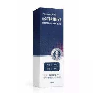 필리서치 옵티서머린 100ml 1개 핫 쿨 마사지 근육통 관절 크림