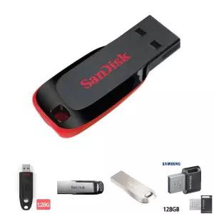 SANDISK)저장장치(128GB Z50-BLADE)/업무/메모리저장/사진/음악/다용도/이동/USB메모리/파일전송/데이터