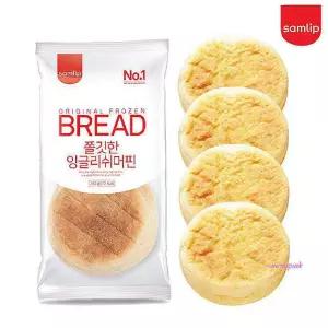 냉동삼립 빵 쫄깃한 4입 잉글리쉬머핀 베이커리 10봉 간식 샤니빵vwx273