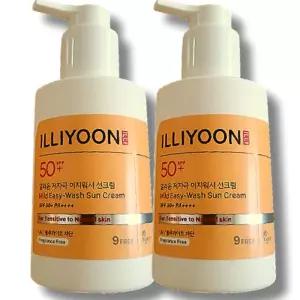 일리윤 대용량 저자극 온가족 이지워시 선크림 150ml 2개