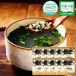 [정성드리] 경남 하동 재첩국 320gx10팩