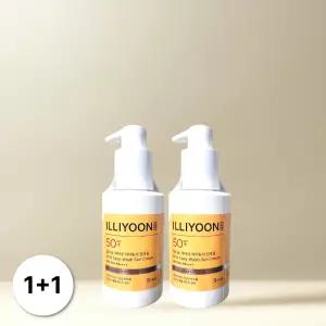 [1+1] 일리윤 온가족 이지워시 선크림 대용량 150ml 2개