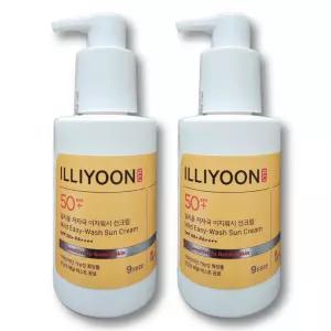 저자극 이지워시 선크림 150ml 2개 저자극 비건인증