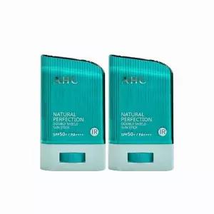 메온셀 [AHC] 내추럴 퍼펙션 더블 쉴드 선스틱 22g (초록색) 2개