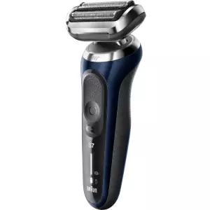 브라운 BRAUN 시리즈7 71-B1200s 전기면도기 습식 건식 밀착 실버블루 오토 센서 360도