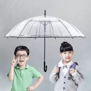 투명장우산 우산 비닐 골프 투명 초등학생 어린이 장 가벼운