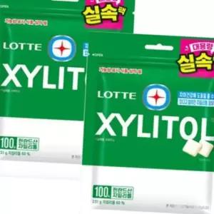 롯데 자일리톨 오리지날 231g 리필 x 2개