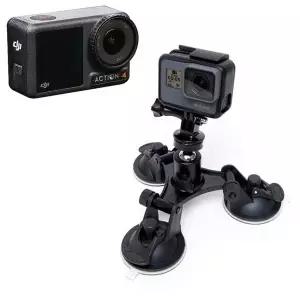 [하프클럽/]DJI 오즈모 액션 4 호환 액션캠 카메라 차량 흡착 거치대 스탠드