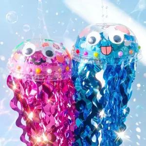 [아트박스]/오렌지몰 여름 반짝이 해파리 만들기 DIY 바다 모빌 장식