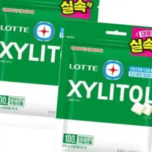 롯데 자일리톨 오리지날 231g 리필 x 2개