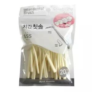 덴탈 프리미엄 치간칫솔 대용량 20p L형 SSS) 일반사이즈 0.7mm 11301896)