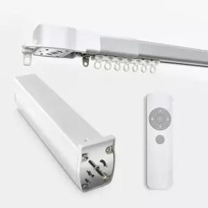 아라크네 전동커튼 자동 IoT 스마트 레일 모터 리모컨 포함 풀패키지 180-300cm