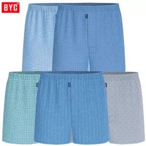 BYC다채로운 모티브패턴 데일리 순면트렁크팬티5매MCG5024