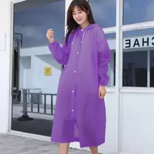 헬로제인 패션 레인코트 (퍼플) 남녀공용 우비