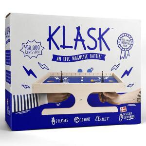 KLASK: 2019 하프 풋볼 에어 하키를 선보이는 모든 연령대의 어린이와 성인을 위한 자석 어워드 수상 파티 게임