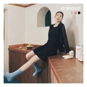 [바이브리짓] (런칭가 69,900원) 26SS 크로셰 인견블렌딩 셋업 3종(후드집업+슬리브리스+팬츠)