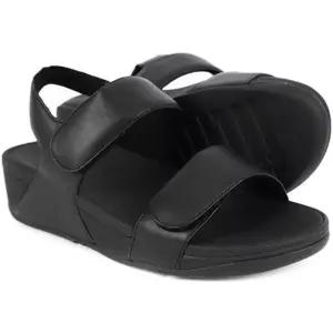 fitflop 핏플랍 루루 어드저스터블 레더 블랙 여성 백스트랩 샌들 FV8-090