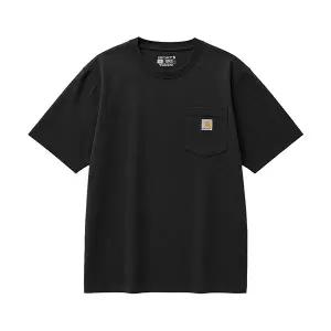 칼하트 워크웨어 포켓 반팔티 블랙 K87-BLK