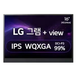 LG전자 WQXGA 그램 +View 모니터, 40cm, 16MR70