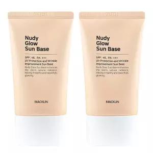 맥클린 누디 글로우 파데프리 톤업선크림 SPF46 PA+++ 50ml 2개입