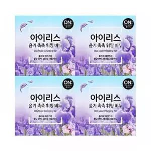 비누 온더바디 아이리스 촉촉한 휘핑 4입
