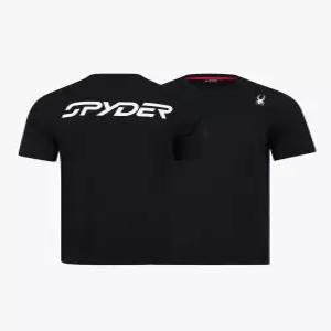 스파이더 SPYDER 남성 소로나 베이직 라운드 반팔 티셔츠 SOLMCNRS204MBLK