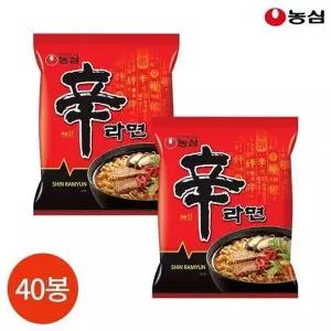 농심 신라면 120g x 40봉 (10514929)