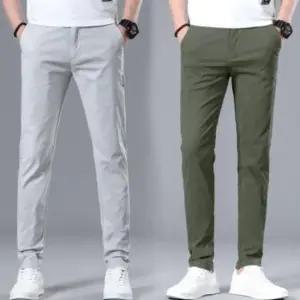 캐주얼면바지 남성 빅사이즈 직장인 데이트 베이직 슬림핏 면바지