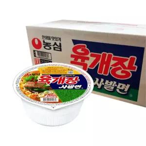 농심 육개장 사발면 86g 24입