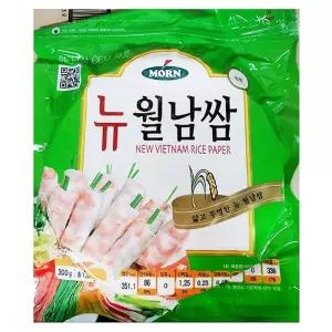 원형 월남쌈 (몬 16Cmx300g) 생채말이용 홈파티용 스프링롤용